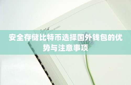 安全存储比特币选择国外钱包的优势与注意事项