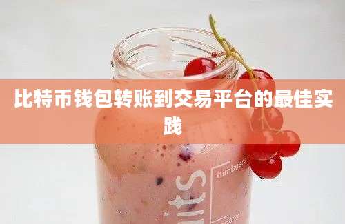 比特币钱包转账到交易平台的最佳实践