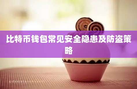 比特币钱包常见安全隐患及防盗策略