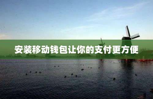 安装移动钱包让你的支付更方便