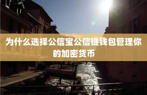 为什么选择公信宝公信链钱包管理你的加密货币