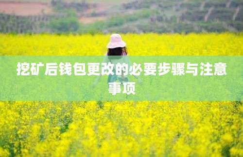 挖矿后钱包更改的必要步骤与注意事项
