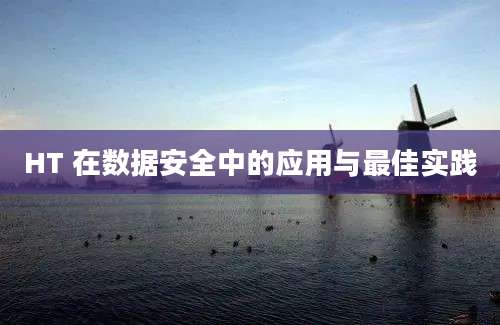 HT 在数据安全中的应用与最佳实践