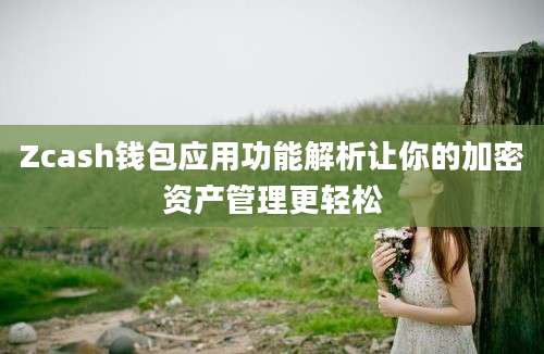 Zcash钱包应用功能解析让你的加密资产管理更轻松